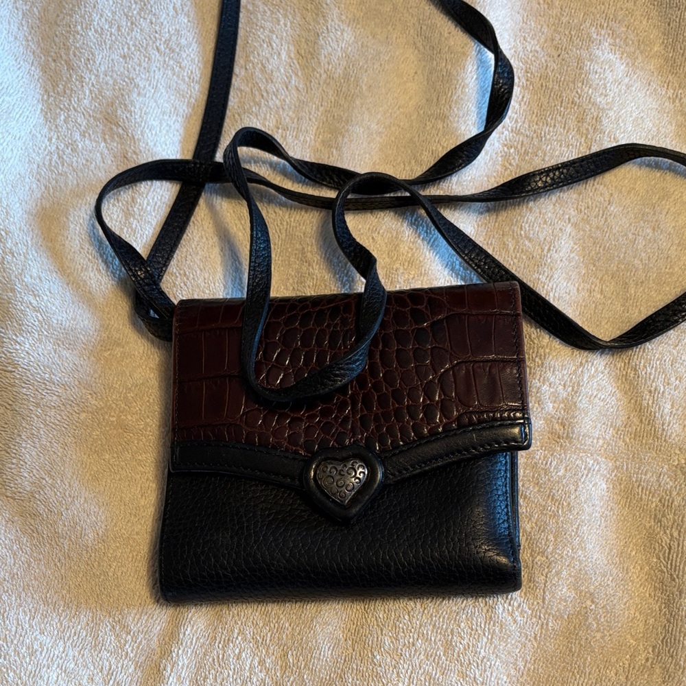 Brighton crocodile wallet/crossbody